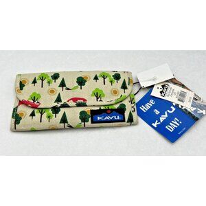KAVU Big Spender Trifold Wallet Campsite RETIRED Camping Hiking RV